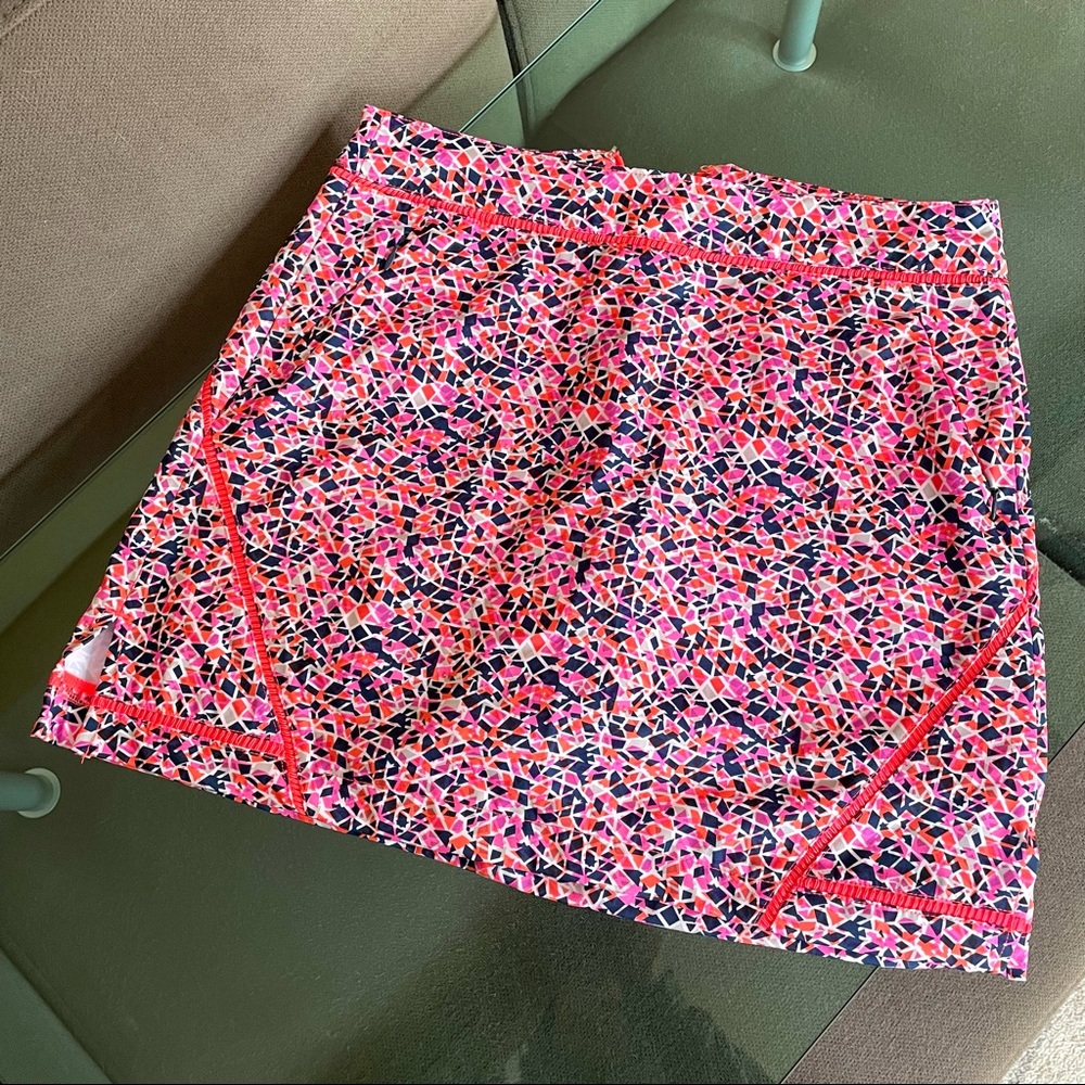 LADY HAGEN Cape May Multi-Color Golf Skort